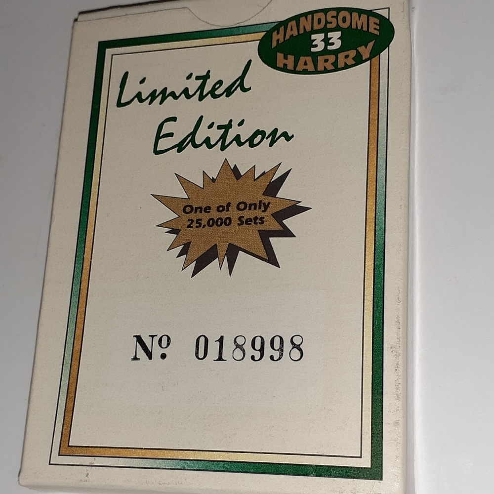 Vintage Autographed Harry Gant Limited NASCAR Card Set